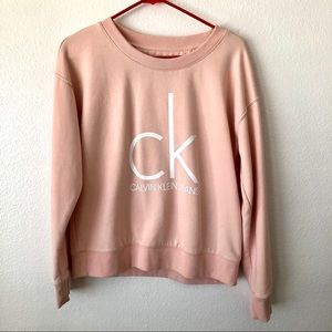 Calvin Klein Blush Pink Sweater Size Medium